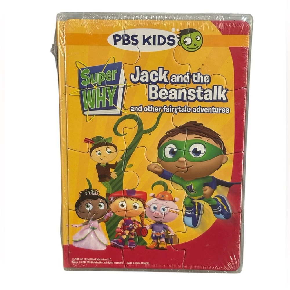 PBS Kids Super Why Puzzle & Jack And The Beanstalk DVD